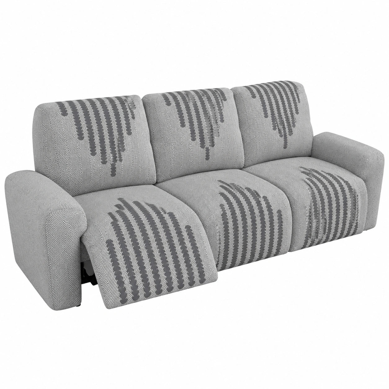 Fodera per Poltrona Relax Reclinabile in Peluche Elasticizzato Reversibile